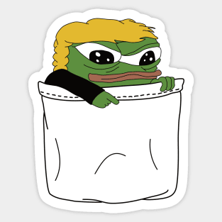 Pocket Apu Trump Sticker